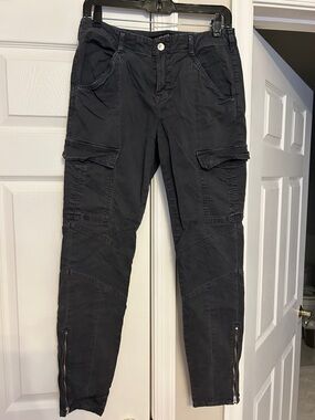 J Brand Black Cargo Pants